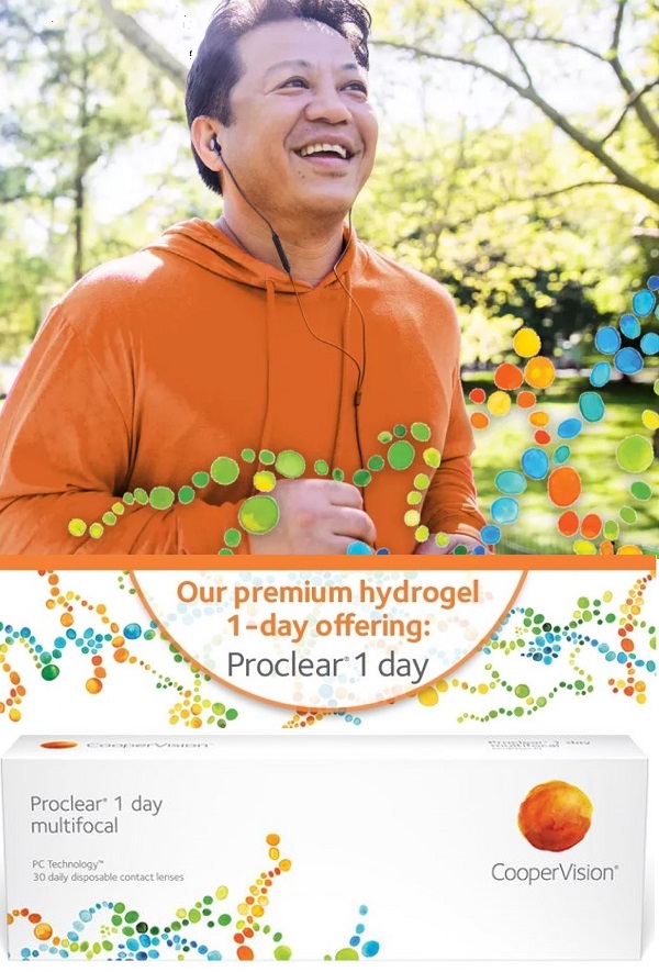 Proclear 1 Day Multifocal lens by Coopervision